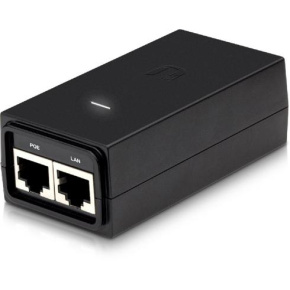 Ubiquiti POE-24-12W-G Gigabit PoE injektor 24V/0,5A (12W) čierny