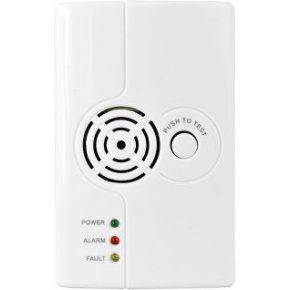 iGET SECURITY M3P6 - bezdrôtový detektor plynu LPG/LNG/CNG, 230V, samostaný alebo pre alarmy M3 a M4