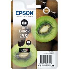 EPSON ink Fotočierna 202 Premium - singlepack, 4,1ml, 400s, štandard