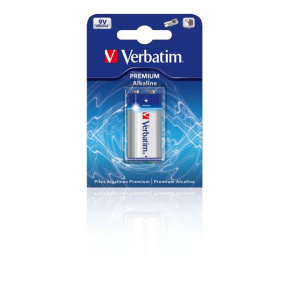 VERBATIM baterie 9V Alkalická blister 1ks