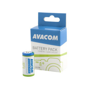 Nabíjacia fotobatéria Avacom CR123A 3V 450mAh 1.4Wh