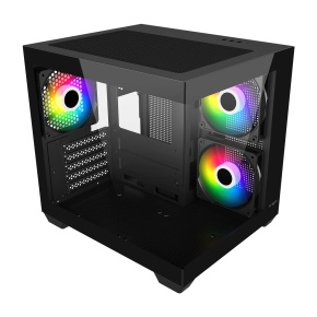 FSP S140-BA/SFF & Desktop/Transpar./Čierna