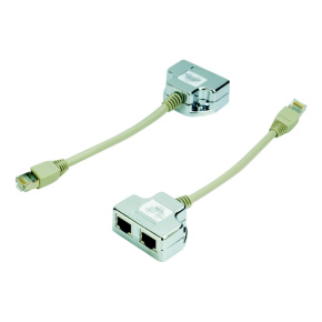 DATACOM ''Y'' adaptér STP CAT5E PC/PC+TEL