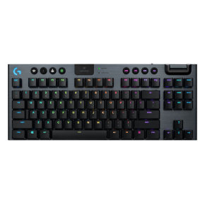 Logitech® G915 TKL Tenkeyless LIGHTSPEED Wireless RGB Mechanical Gaming Keyboard - tactile - CARBON - US INT'L