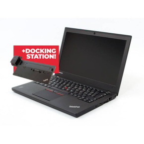 Notebook Lenovo ThinkPad X250 + Docking station Lenovo ThinkPad Pro Dock (Type 40A1) - Repas