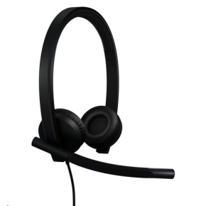 Logitech® H570e USB Headset Stereo (Teams version) headset - BLACK - USB-A