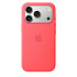 iPhone 17 Pro Silicone Case with MS – Bright Guava