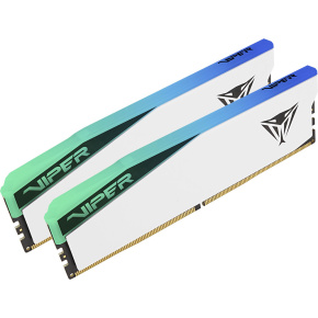 Patriot Viper Elite 5/DDR5/32GB/6200MHz/CL42/2x16GB/RGB/White