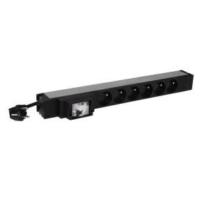 Legrand PDU NAPÁJACÍ BLOK 6X 230V + PRÚDOVÝ CHRÁNIČ