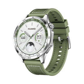 Huawei Watch GT 4/46mm/Silver/Elegant Band/Green