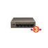 Tenda TEF1105P-4-63W PoE AT switch 4x PoE 802.3af/at, 5x 100Mb/s, PoE celkom 63W, fanless, PoE+