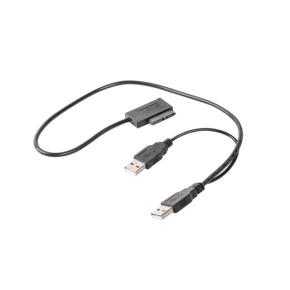 Kábel CABLEXPERT adaptér USB na Slim SATA SSD, DVD