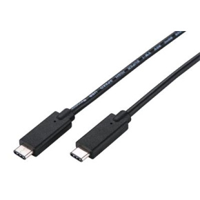 Kábel C-TECH USB 3.2, Type-C (CM/CM), PD 100W, 20Gbps, 1m, čierny