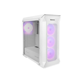 Počítačová skriňa Genesis IRID 505 ARGB WHITE MIDI TOWER (USB 3.0), 4x 120mm ventilátory