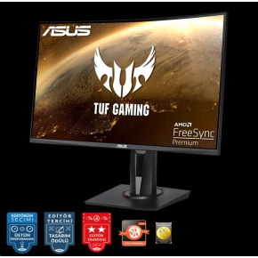 ASUS TUF/VG27VQ/27''/VA/FHD/165Hz/1ms/Black/3R