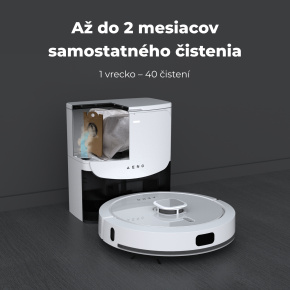 AENO Robotický vysavač RC4S - mokré a suché cistenie, 250min, 3 mody, 20 sencorov, LIDAR,AENO App,HEPA filter, nádrž 2v1