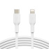Belkin Lighting to USB-C kabel, 2m, bílý