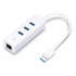 TP-Link UE330 USB 3.0 3-portový USB hub & gigabitový ethernet adaptér